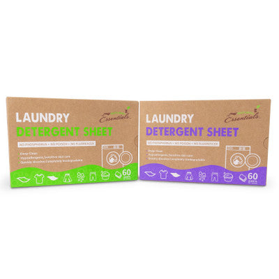 Biodegradable Laundry Detergent Sheets Lavender Scent (60 Sheets)